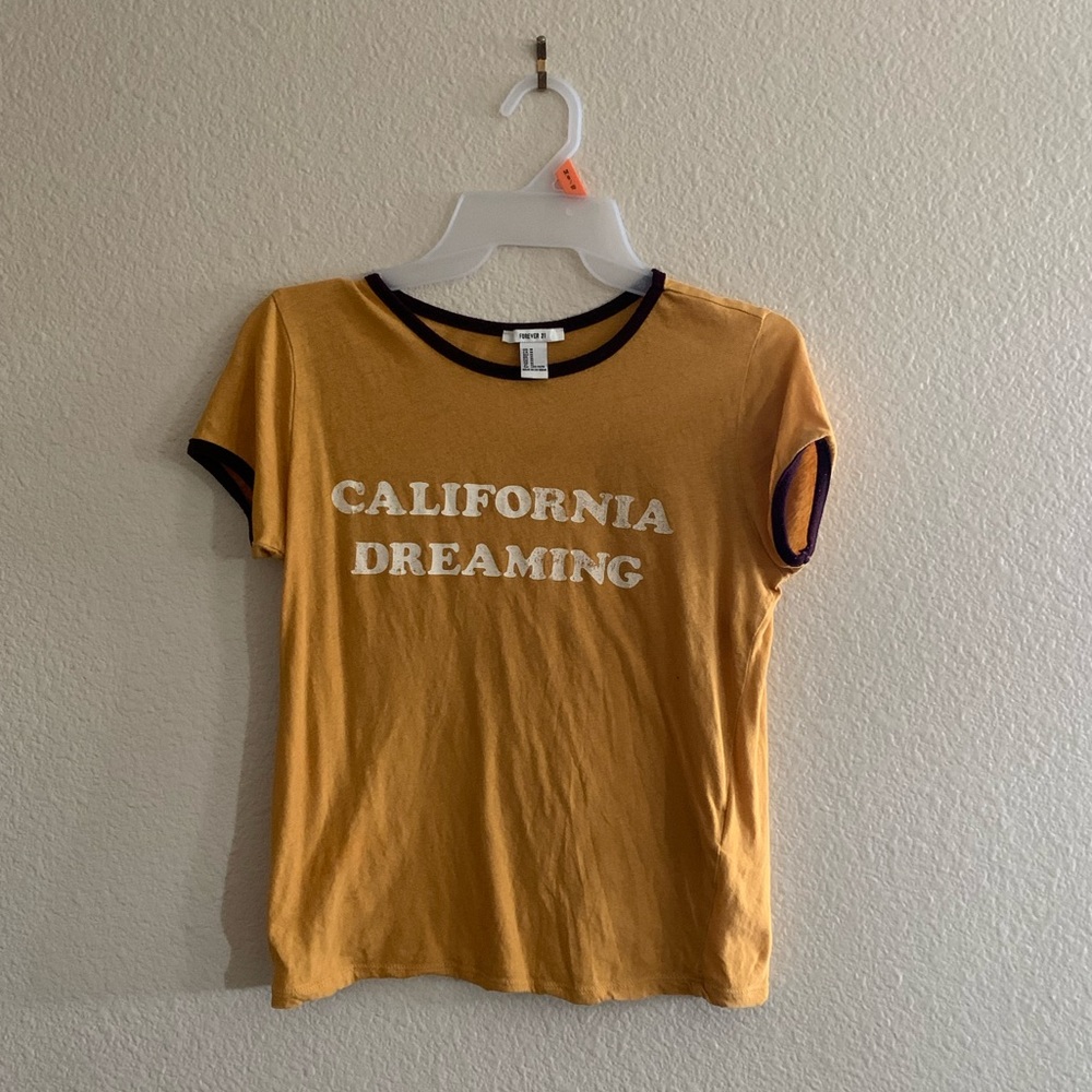 Forever 21 California Ringer Tee